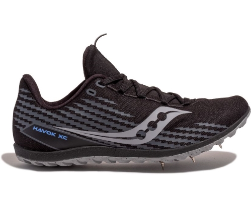 Tenis Saucony Havok XC 3 Spike Mujer Zapatillas Running Negras México MX-716-LH